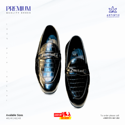 Black Loafer | 100% Leather